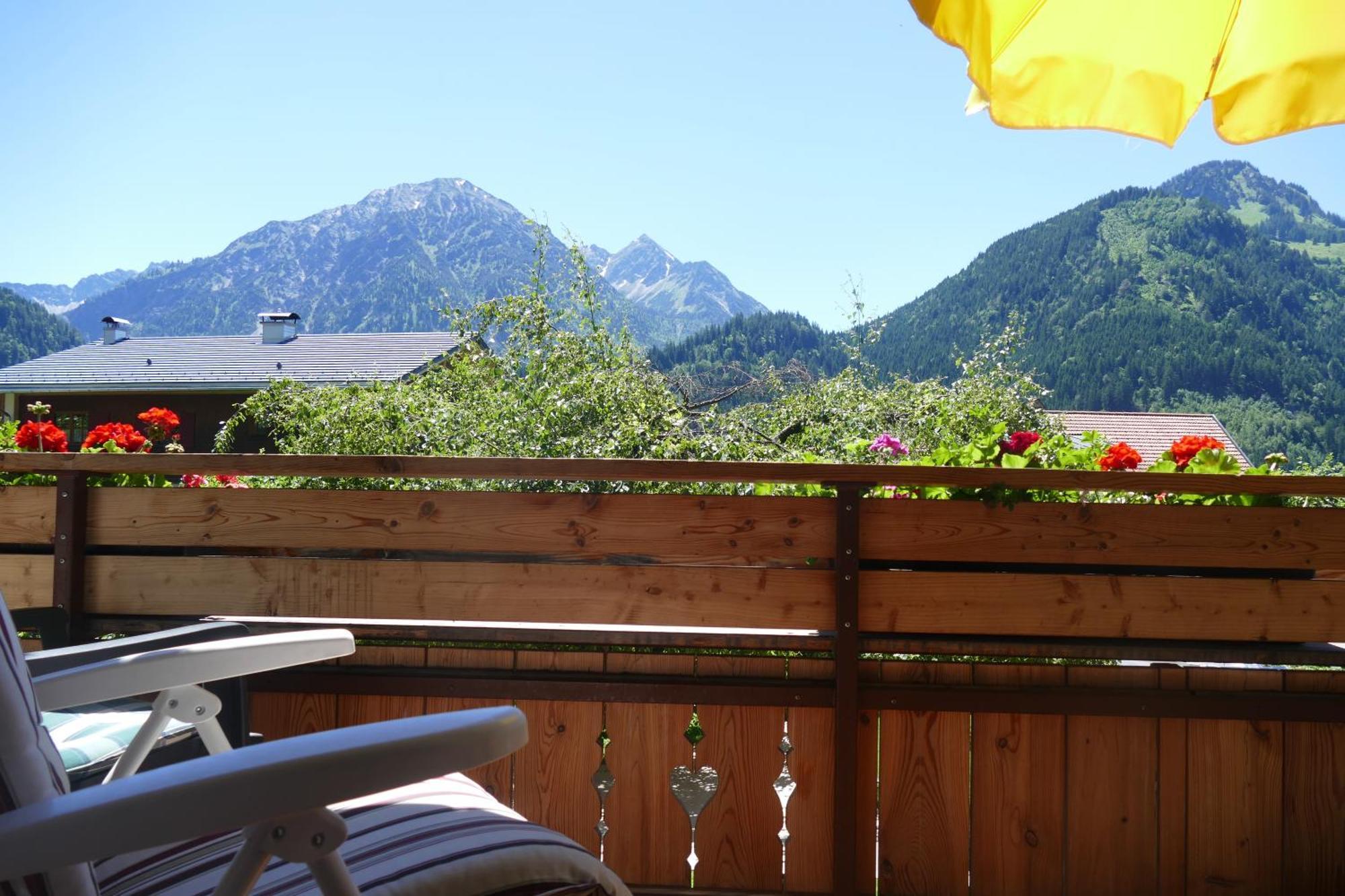 Апартаменты Haus Sonnenruh Бад-Хинделанг Экстерьер фото